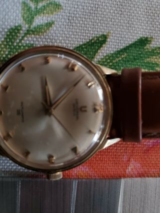 Vintage Universal Geneve 14k Gold Mens Watch Automatic 28