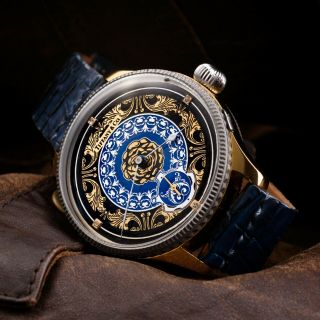 Luxury Watch Tiffany & Co,  Pocket Mechanism,  Swiss Movement,  Vintage,  Crocodile Skin