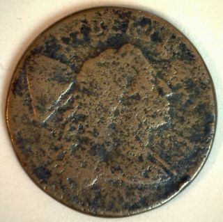 Unreadable Date Possibly 1794 Us Liberty Cap Large Cent Coin 1c Us Penny Yg