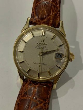 Omega Constellation Pie Pan Ref.  168.  005 Cal.  561 Steel And Gold