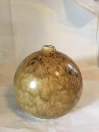 Studio Art Pottery Artist Signed Dodd 5 " Weed Pot Vase