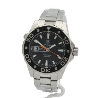 Tag Heuer Aqua Racer 500m Mens Diver Wristwatch Waj1110 Rbr3538 8547