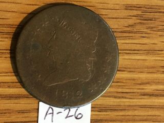 1812 Classic Head Large Cent / Large Date / Good