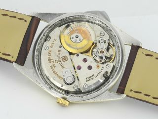 Rare UNIVERSAL Geneve Polerouter Date Gold S/Steel Vintage Mens Wrist Watch 2