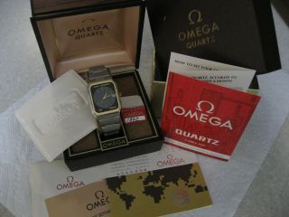 Omega Constellation Quartz Chronometer Marine Cal1342 Box & Papers In Exc Cond