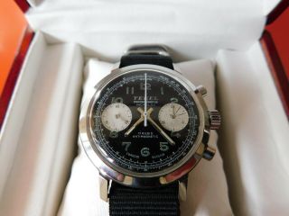 Vintage Tekel (wakmann) Chronograph,  Panda,  All Steel,  Valjoux 7730,  1965
