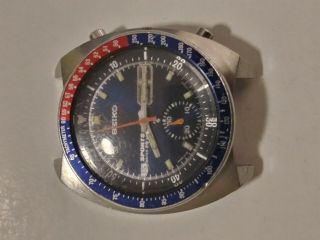 Seiko 5 Sports 6139 - 6000 Speedtimer Chronograph Vintage Automatic Mens Watch