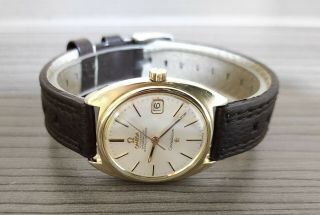 1960s VINTAGE OMEGA CONSTELLATION,  14K GOLD & STEEL 24J AUTOMATIC MENS WATCH 3