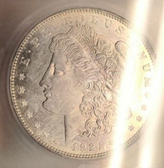 1921 - D Morgan Silver Dollar Icg Ms63 Gorgeous Lite Toned Beauty Chbu Gem Unc Big