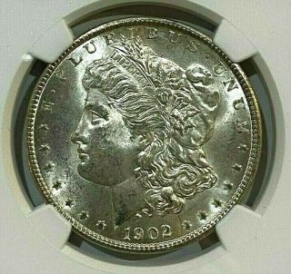 1902 O Morgan Silver Dollar Ngc Ms64 Golden Luster (017)