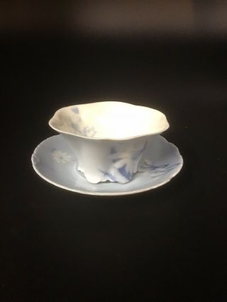 Royal Copenhagen Blue Flowers Demitasse Cup & Saucer Set Versailles