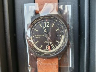Christopher Ward C8 Utc Worldtimer Dlc 44mm Gmt Automatic Watch Lnib