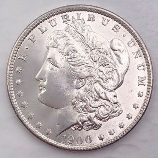 1900 - O Unc Gem Ms,  Morgan Silver Dollar 90 Silver $1 Coin Us Tr116