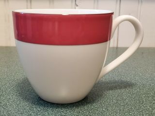Kate Spade York Lenox Rutherford Circle Pink And White Coffee Cup/mug