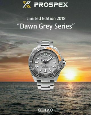 Seiko Samurai Dawn Grey Srpd031k1 Limited Edition