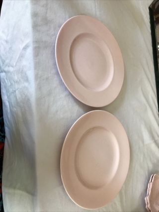 2 Wedgwood Alpine Pink Salad/dessert Plates