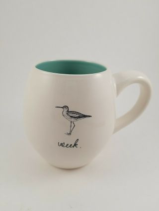 Rae Dunn For Magenta Seek Coffee Mug Tea Cup Home Decor Sea Life Bird Seagull