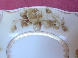 Old Ivory 16 Empire 6” Rectangle Relish / Candy Bowl - Ohme Porcelain Silesia 2