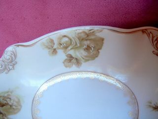 Old Ivory 16 Empire 6” Rectangle Relish / Candy Bowl - Ohme Porcelain Silesia 3