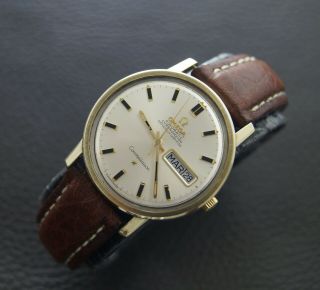 VINTAGE OMEGA CONSTELLATION GOLD & STEEL AUTOMATIC CAL.  751 QUICK DATE REF.  168016 2