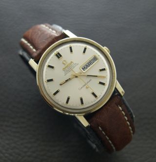 VINTAGE OMEGA CONSTELLATION GOLD & STEEL AUTOMATIC CAL.  751 QUICK DATE REF.  168016 3