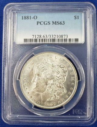 1881 O Orleans Us Morgan Silver $1 Pcgs Ms63 Better Date L7161