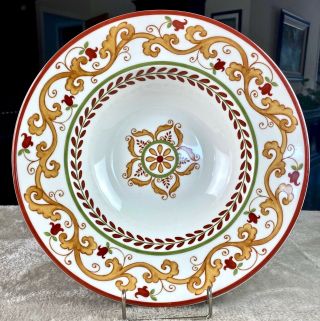 World Market Lisbon Round Pasta Serving Bowl 12 " Dia.  - Made In Portugal - 2009