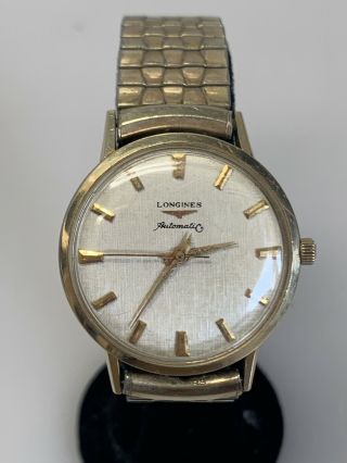 Vintage Longines Admiral 1260 14k Solid Yellow Gold Automatic Watch Men’s