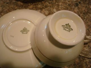 AYNSLEY ORANGE ROSE Bone China ENGLAND Tea Cup and Saucer 3