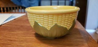 Shawnee Signed " Corn King " Small 5 Bowl In.