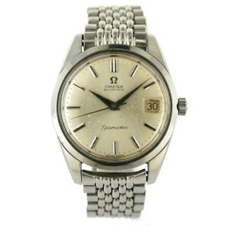 Omega Vintage Seamaster Automatic Silver Dial Stainless Steel Mens Watch