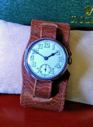 Ww1 Rolex Officers Trench Watch,  1916,  Plus 2 X Donor Movements