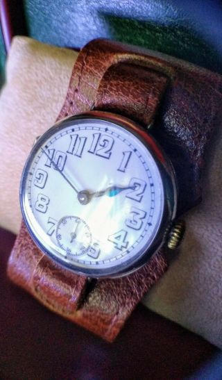 WW1 Rolex Officers Trench watch,  1916,  plus 2 x Donor movements 2