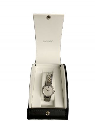 Ladies Movado 84 A1 1845s Diamond Bezel Mother Of Pearl 2
