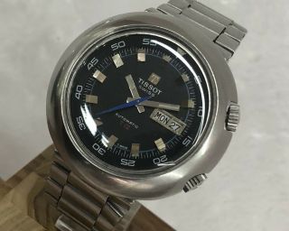 Tissot Automatic T12 Compressor Diver Stainless Steel Gay Freres Band Men Watch