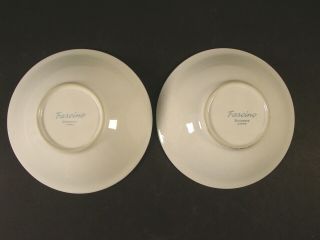 Yamaka stoneware Fascino 2 coupe cereal bowls 6 7/8 