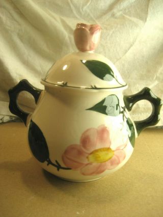 Villeroy & Boch Wild Rose Sugar Bowl With Lid And Handles 12 Cm