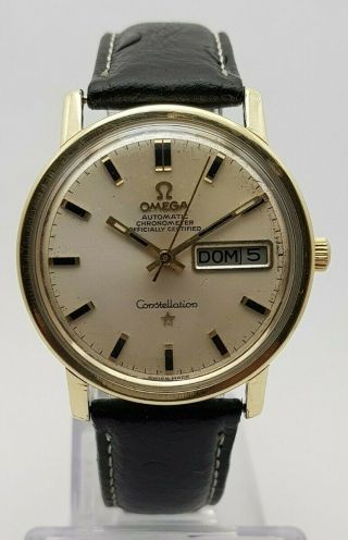 Impeccable Omega Constellation Chronometer Ref.  168.  016 Cal.  751 Steel & Gold