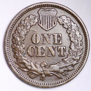 1865 Indian Head Small Cent CHOICE AU E113 RNT 2