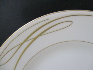 WATERFORD BALLET RIBBON GOLD SALAD PLATE - 8 