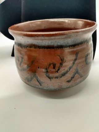 Vintage Signed Jack Herman Canadian Pottery Ceramic Art Vase