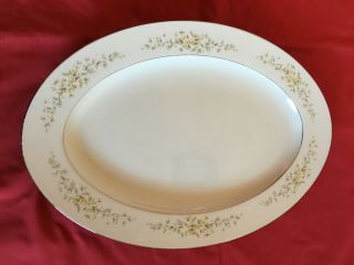 Crown Victoria China Carolyn 14” Oval Serving Platter