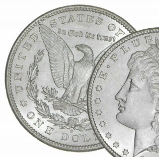 1882 - S Morgan Silver Dollar - Brilliant Uncirculated - Unc