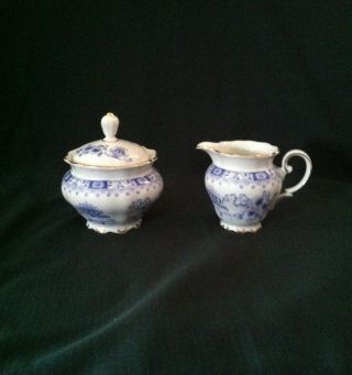 Vintage Seltmann Weiden Bavaria Creamer And Sugar Bowl " Theresia " West Germany