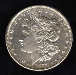 1878s Morgan Silver Dollar Bu