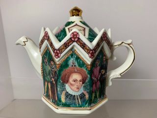 James Sadler Kings & Queens Teapot Queen Elizabeth I