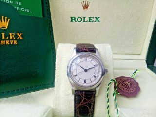 Very Rare Gents 1942 Rolex Ww11 Pilots Watch Keeping Good Time And Comes Boxed