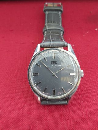 Vintage Gents International Watch Company Schaffhausen Wristwatch (1960s)