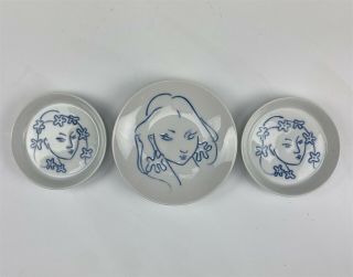 3 Royal Copenhagen Mid Century Porcelain Johannes Hedegaard Trinket Dishes 007 2