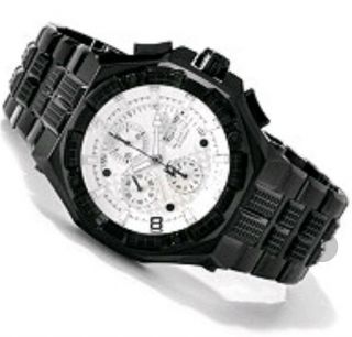 Renato Limited Edition Mostro Blk/silver 7750 Valjoux Swiss Automatic Watch